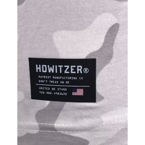 HOWITZER Men's T-Shirt DEFEND FLAG Military Grunt White S M L XL 2XL 3XL 4XL - Picture 10 of 15